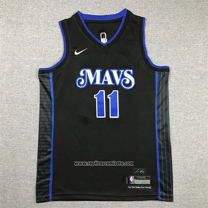 Camiseta Nino Dallas Mavericks Kyrie Irving #11 Ciudad 2023-24 Azul